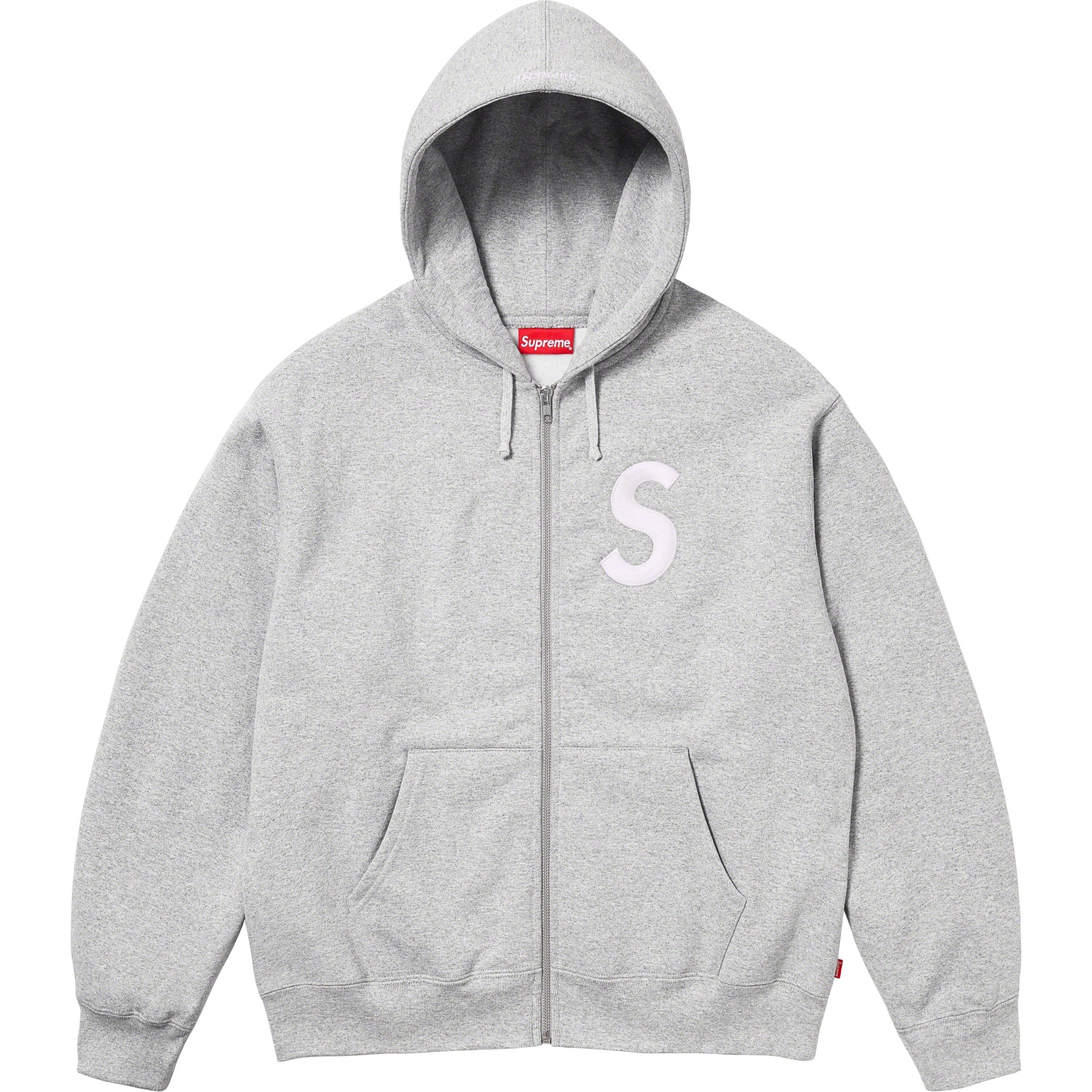 S Logo Zip Up Hooded Sweatshirt view 6